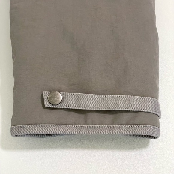 NWT Richie Le Nylon Half Zip Puffy Jacket Chalk Taupe Grey XL - Picture 9 of 12